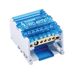 Μπλοκ Διανομής - 4P 100A FJ-407/100B Blox Connect Κλέμες ράγας - Διανομείς